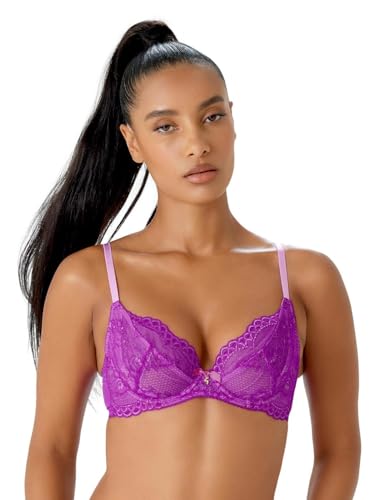 Gossard Damen Superboost Spitzen, ungepolstert Plunge-BH, Orchidee, 85G von Gossard