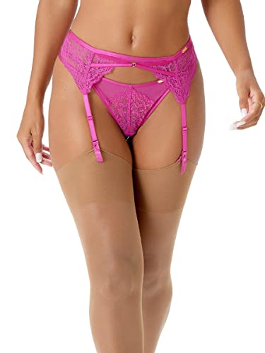 Gossard Damen Suspense Strapse, Halbdurchsichtig, Fuchsia, 36 von Gossard