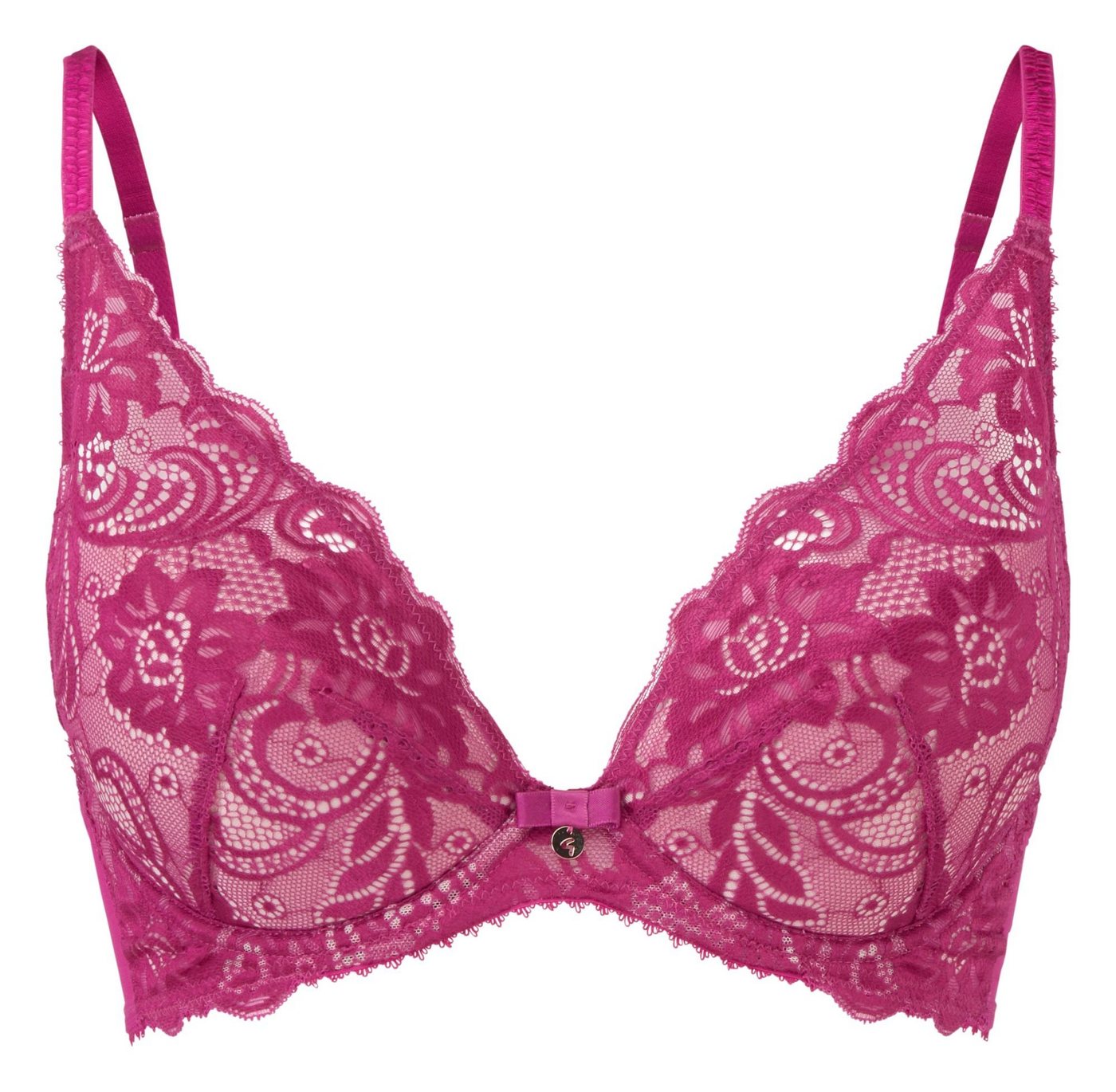 Gossard Dekolleté-BH Gypsy Tiefer V" Push-Up BH Festival Fuchsia 70 B (Push-Up, Spitze)" von Gossard