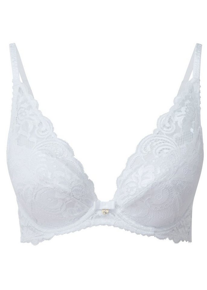 Gossard Dekolleté-BH Gypsy Tiefer V" Push-Up BH White 65 F (V-Push-Up BH, glatte Spitze)" von Gossard