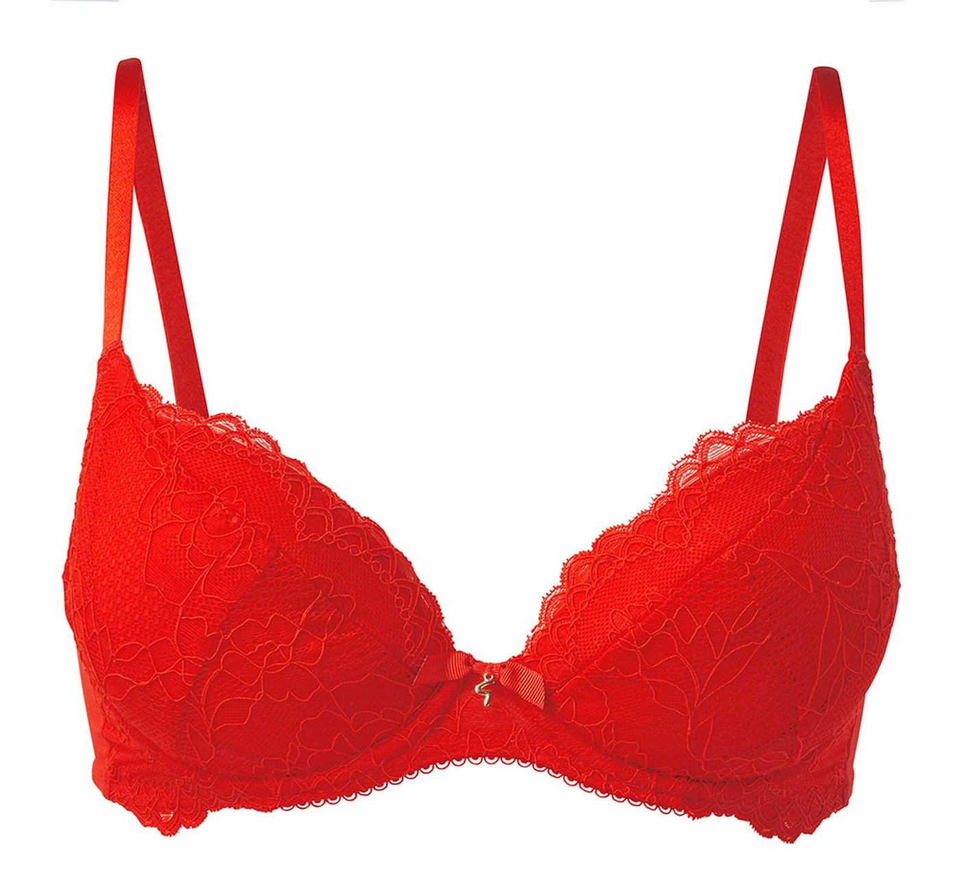 Gossard Dekolleté-BH Lace Push-Up BH Chilli Red 100 F (Push-Up, Spitze/Netz) von Gossard