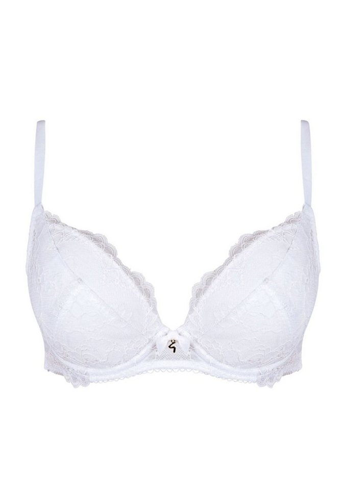 Gossard Dekolleté-BH Lace Push-Up BH White 80 B (Push-Up, Spitze/Netz) von Gossard