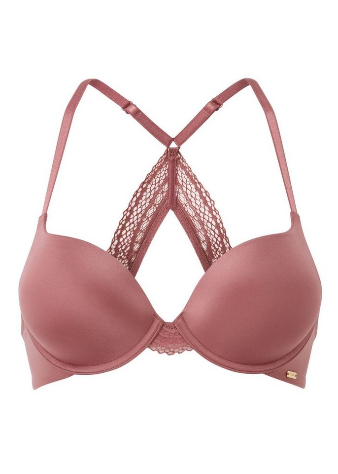 Gossard Dekolleté-BH Shimmer Lace Push-Up Vintage Rose 70 A (T-Shirt BH, Spitze/Netz) von Gossard