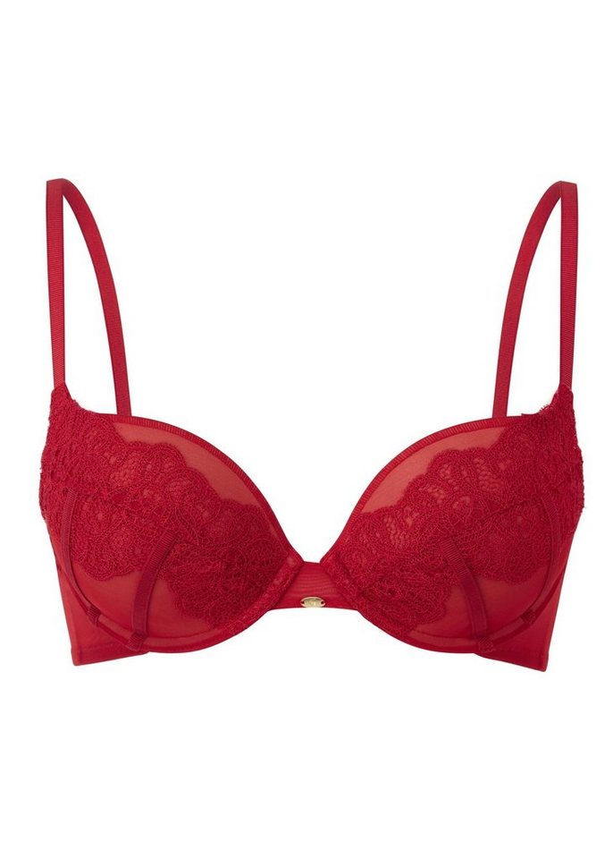 Gossard Dekolleté-BH VIP Guipure Push-Up BH Lipstick Red 65 C (Push-Up, Spitze/Netz) von Gossard