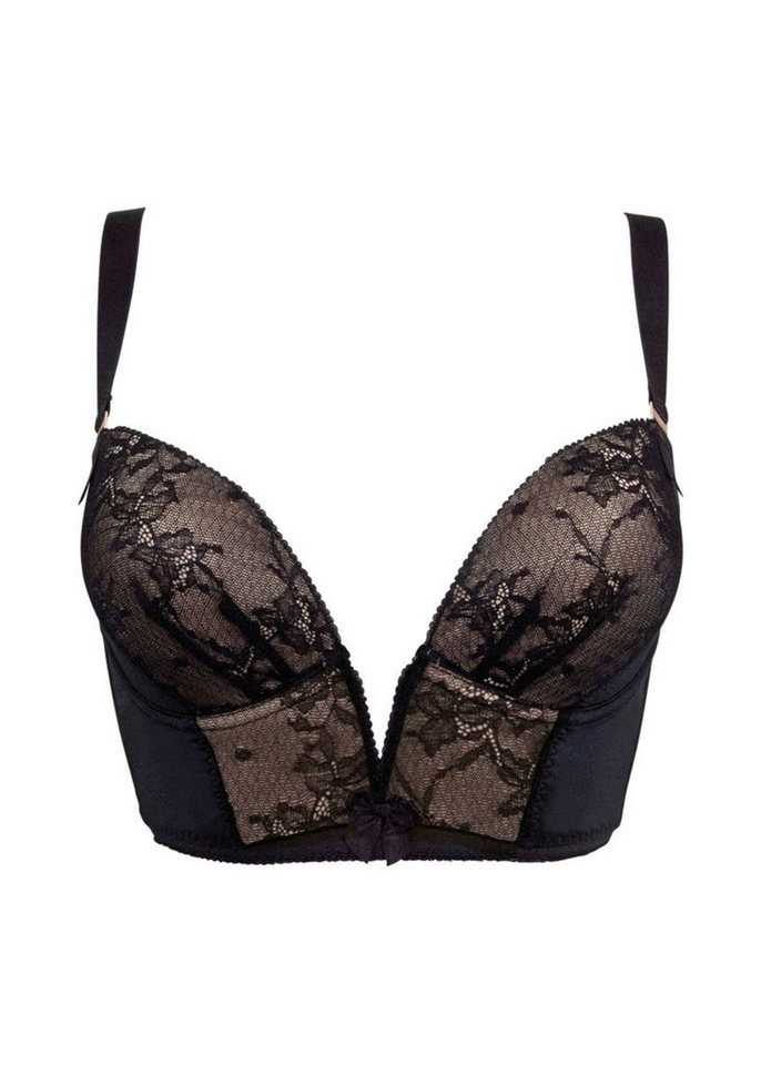 Gossard Dekolleté-BH VIP Retrolution Staylo Push-Up BH Black 75 A (Longline BH, Teilspitze) von Gossard