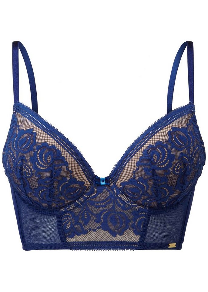 Gossard Longline-BH Encore Push-Up Longline BH Imperial Blue 85 B (Longline BH, 1-tlg., glatte Spitze) von Gossard