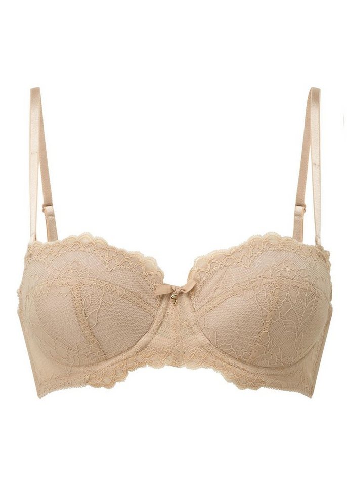 Gossard Multiway-BH Lace Trägerloser Push-Up BH Natur 75 H (Bandeau BH, 1-tlg., Spitze/Netz) von Gossard