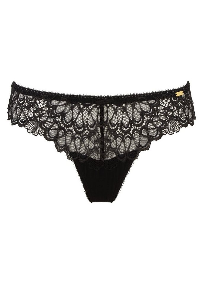 Gossard String Swirl String Black M (String, 11-St., glatte Spitze) von Gossard