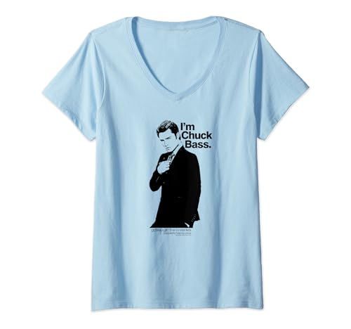 Gossip Girl I'm Chuck Bass T-Shirt mit V-Ausschnitt von Gossip Girl