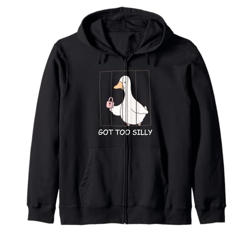 Got Too Silly Funny Goose Pun Humor Men Women Kapuzenjacke Got Too Silly Funny Goose Pun Humor Men Women Kapuzenjacke von Got Too Silly Funny Goose Meme Apparel