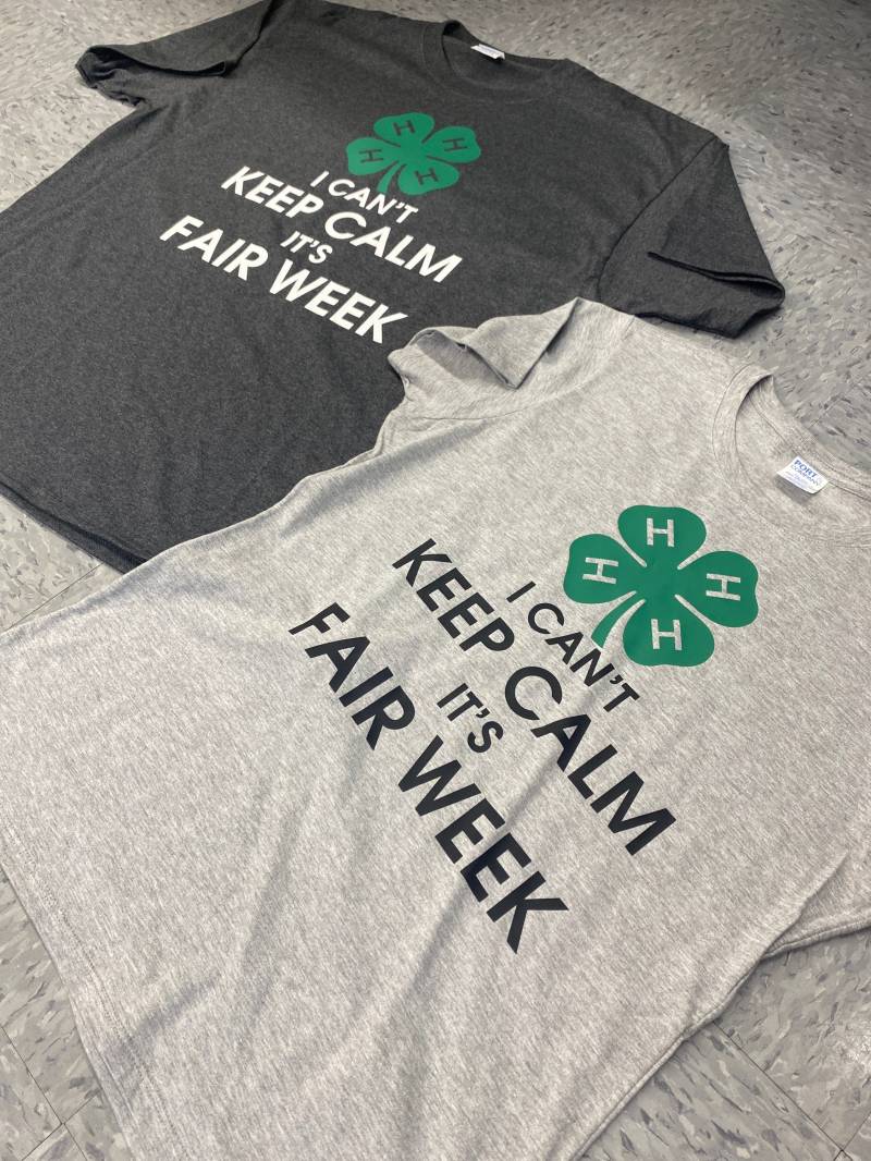 4-H I Can't Keep Calm Es Ist Faire Woche T-Shirt von GotGear4U