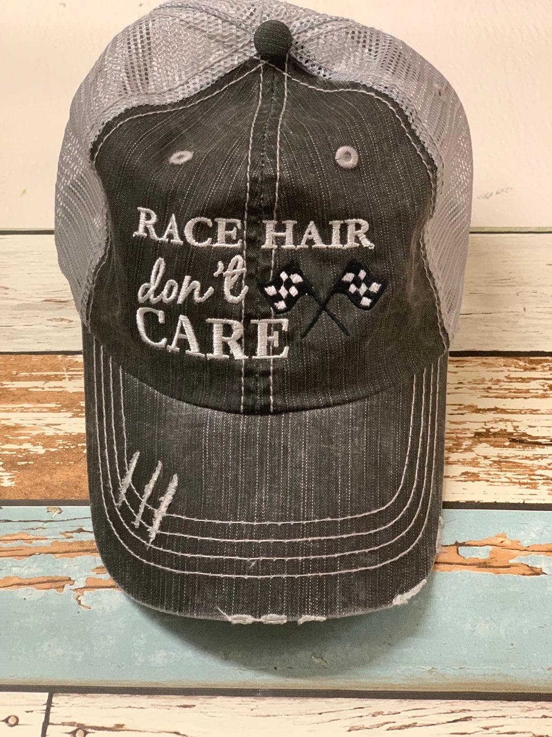 Race Hair Don't Care Mütze von GotGear4U