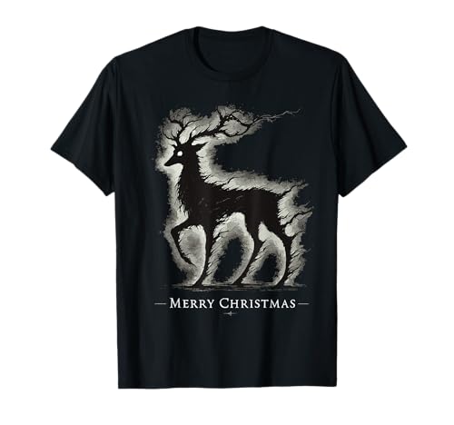 Reindeer Goth For Men Women Dark Christmas Gothic T-Shirt Reindeer Goth For Men Women Dark Christmas Gothic T-Shirt von Goth Christmas Pajamas Gothic Rudolph Decorations