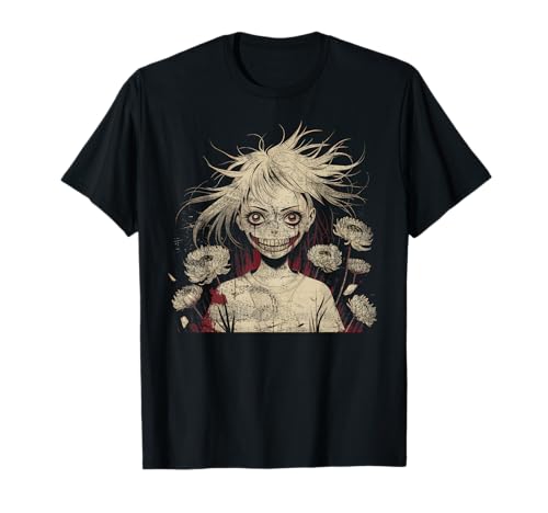 Gothic Damen Horror Anime Manga Japan Japanese Creepy T-Shirt Gothic Damen Horror Anime Manga Japan Japanese Creepy T-Shirt von Goth Gothic Tshirt Damen Mädchen Aesthetic Emo