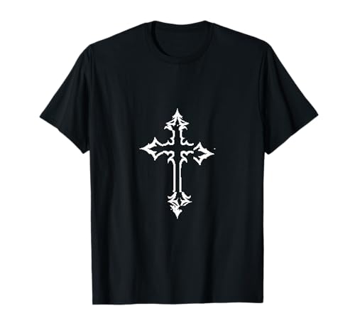 Alt Aesthetic Grunge Cross Gothic Emo Goth E-Girl T-Shirt von Goth and Emo Aesthetic Designs