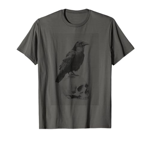 Gothic Crow Goth Ästhetischer Rabe Okkulter Vogel Emo Girl T-Shirt von Goth and Emo Aesthetic Designs