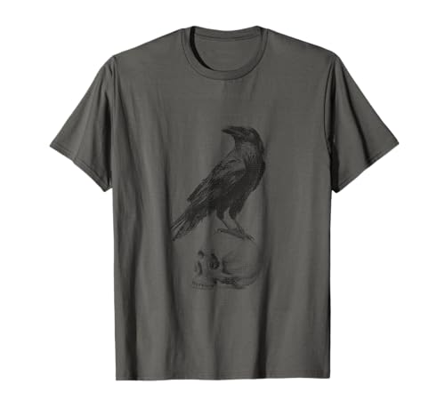 Gothic Crow Goth Ästhetischer Rabe Okkulter Vogel Emo Girl T-Shirt von Goth and Emo Aesthetic Designs