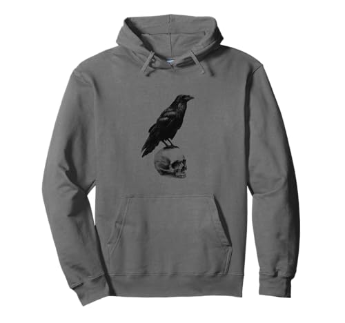 Grunge Crow Goth Ästhetischer Rabe Okkulter Vogel Emo Girl Pullover Hoodie von Goth and Emo Aesthetic Designs
