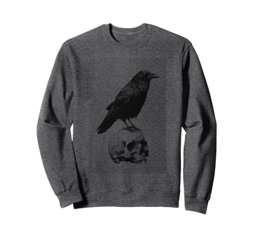 Grunge Crow Goth Ästhetischer Rabe Okkulter Vogel Emo Girl Sweatshirt von Goth and Emo Aesthetic Designs