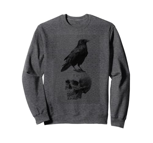 Grunge Crow Goth Ästhetischer Rabe Okkulter Vogel Emo Girl Sweatshirt von Goth and Emo Aesthetic Designs