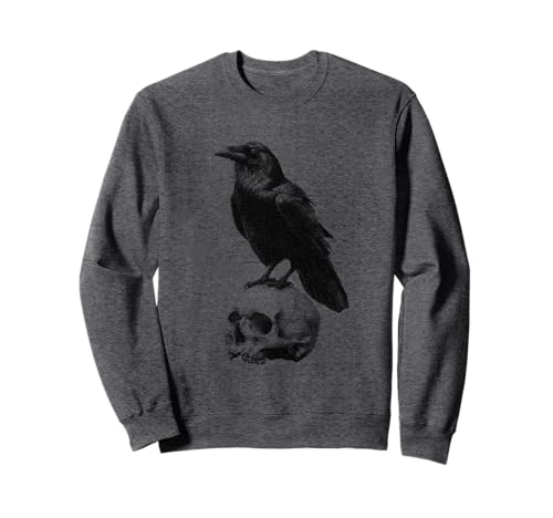 Grunge Crow Goth Ästhetischer Rabe Okkulter Vogel Emo Girl Sweatshirt von Goth and Emo Aesthetic Designs