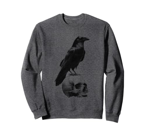 Grunge Crow Goth Ästhetischer Rabe Okkulter Vogel Emo Girl Sweatshirt von Goth and Emo Aesthetic Designs
