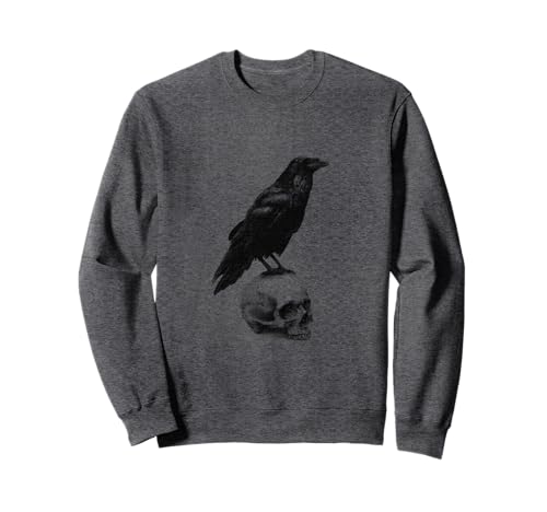 Grunge Crow Goth Ästhetischer Rabe Okkulter Vogel Emo Girl Sweatshirt von Goth and Emo Aesthetic Designs