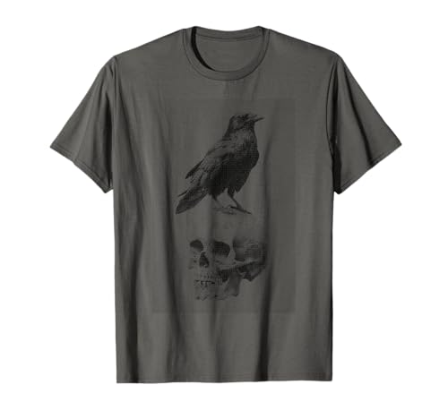 Grunge Crow Goth Ästhetischer Rabe Okkulter Vogel Emo Girl T-Shirt von Goth and Emo Aesthetic Designs