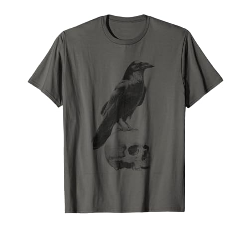 Grunge Crow Goth Ästhetischer Rabe Okkulter Vogel Emo Girl T-Shirt von Goth and Emo Aesthetic Designs