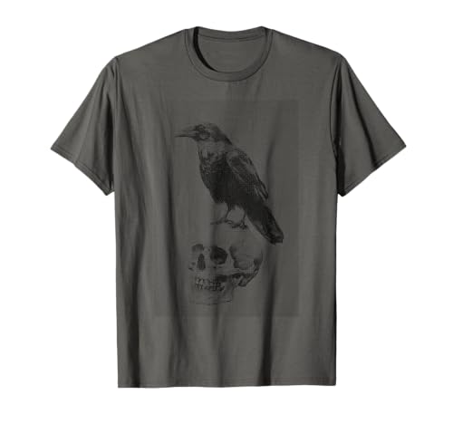 Grunge Crow Goth Ästhetischer Rabe Okkulter Vogel Emo Girl T-Shirt von Goth and Emo Aesthetic Designs