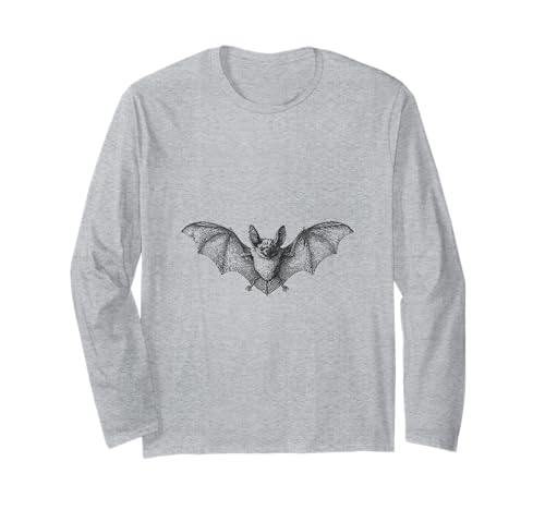 Grunge Fledermaus Gothic Ästhetische Fledermäuse Okkultes Emo-Mädchen Halloween Langarmshirt von Goth and Emo Aesthetic Designs