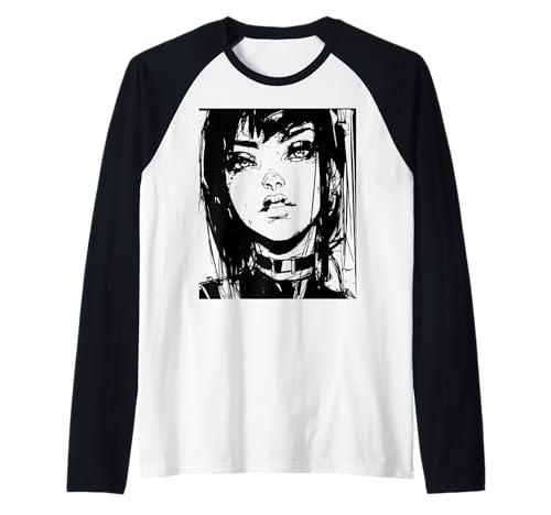 Gothic Anime Manga Japan Goth Girl Gruseliges Mädchen Kawaii Raglan Gothic Anime Manga Japan Goth Girl Gruseliges Mädchen Kawaii Raglan von Goth and Emo Designs for Anime Lovers