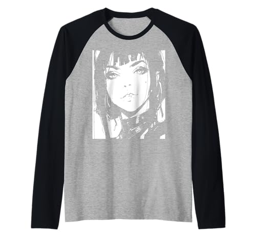 Gothic Anime Manga Japan Goth Girl Gruseliges Mädchen Kawaii Raglan Gothic Anime Manga Japan Goth Girl Gruseliges Mädchen Kawaii Raglan von Goth and Emo Designs for Anime Lovers