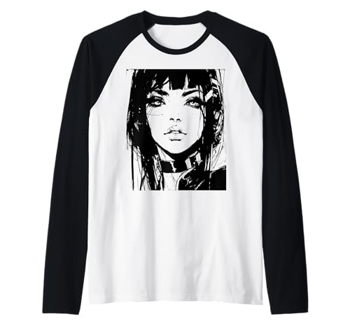 Gothic Anime Manga Japan Goth Girl Gruseliges Mädchen Kawaii Raglan Gothic Anime Manga Japan Goth Girl Gruseliges Mädchen Kawaii Raglan von Goth and Emo Designs for Anime Lovers