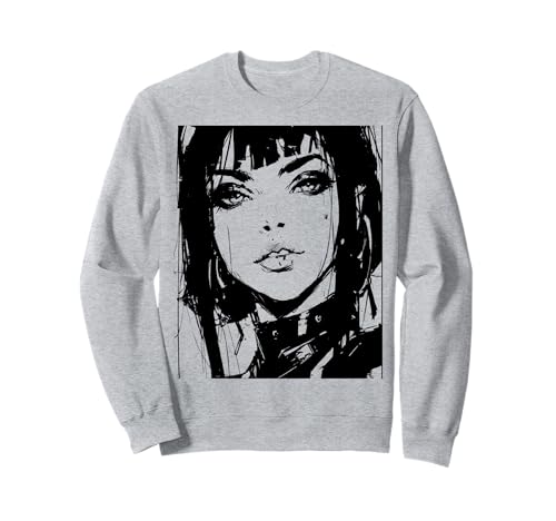 Gothic Anime Manga Japan Goth Girl Gruseliges Mädchen Kawaii Sweatshirt Gothic Anime Manga Japan Goth Girl Gruseliges Mädchen Kawaii Sweatshirt von Goth and Emo Designs for Anime Lovers