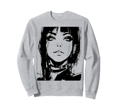 Gothic Anime Manga Japan Goth Girl Gruseliges Mädchen Kawaii Sweatshirt Gothic Anime Manga Japan Goth Girl Gruseliges Mädchen Kawaii Sweatshirt von Goth and Emo Designs for Anime Lovers