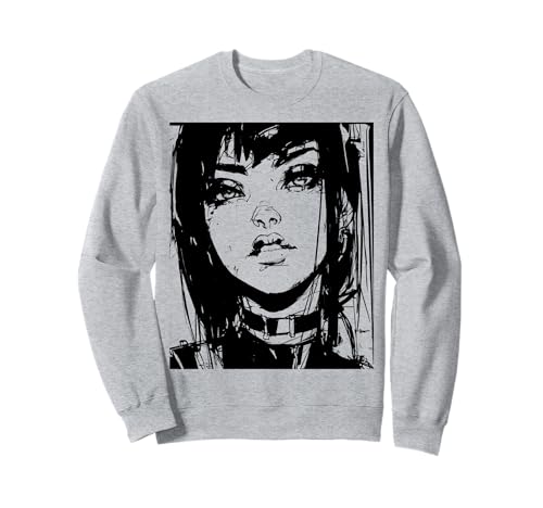 Gothic Anime Manga Japan Goth Girl Gruseliges Mädchen Kawaii Sweatshirt Gothic Anime Manga Japan Goth Girl Gruseliges Mädchen Kawaii Sweatshirt von Goth and Emo Designs for Anime Lovers