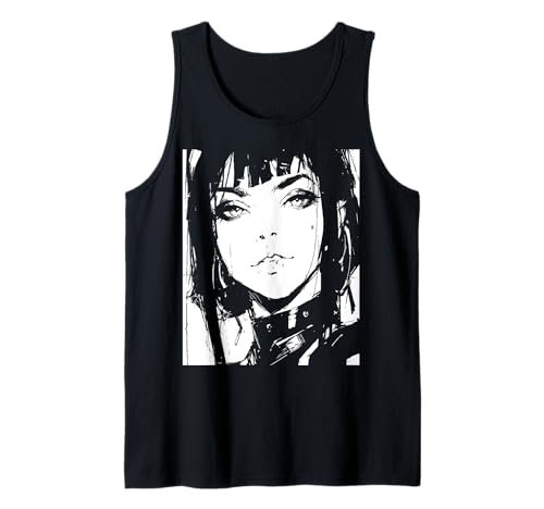 Gothic Anime Manga Japan Goth Girl Gruseliges Mädchen Kawaii Tank Top Gothic Anime Manga Japan Goth Girl Gruseliges Mädchen Kawaii Tank Top von Goth and Emo Designs for Anime Lovers