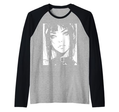 Gothic Anime Manga Japan Goth Girl Japanisch Raglan Gothic Anime Manga Japan Goth Girl Japanisch Raglan von Goth and Emo Designs for Anime Lovers