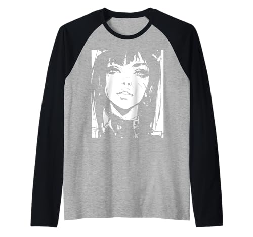 Gothic Anime Manga Japan Goth Girl Japanisch Raglan Gothic Anime Manga Japan Goth Girl Japanisch Raglan von Goth and Emo Designs for Anime Lovers
