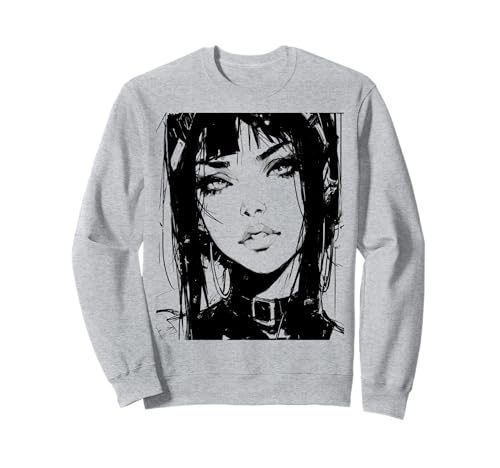 Gothic Anime Manga Japan Goth Girl Japanisch Sweatshirt Gothic Anime Manga Japan Goth Girl Japanisch Sweatshirt von Goth and Emo Designs for Anime Lovers