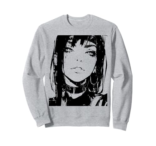 Gothic Anime Manga Japan Goth Girl Japanisch Sweatshirt Gothic Anime Manga Japan Goth Girl Japanisch Sweatshirt von Goth and Emo Designs for Anime Lovers