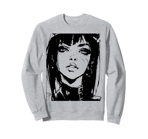 Gothic Anime Manga Japan Goth Girl Japanisch Sweatshirt Gothic Anime Manga Japan Goth Girl Japanisch Sweatshirt von Goth and Emo Designs for Anime Lovers