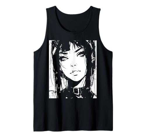 Gothic Anime Manga Japan Goth Girl Japanisch Tank Top Gothic Anime Manga Japan Goth Girl Japanisch Tank Top von Goth and Emo Designs for Anime Lovers