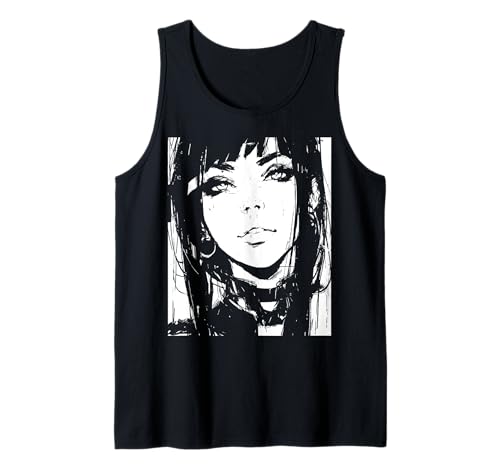 Gothic Anime Manga Japan Goth Girl Japanisch Tank Top Gothic Anime Manga Japan Goth Girl Japanisch Tank Top von Goth and Emo Designs for Anime Lovers