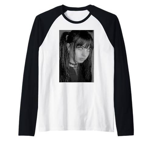 Gothic Anime Manga Japan Kawaii Gothic Girl Alt Aesthetic Raglan von Goth and Emo Designs for Anime Lovers