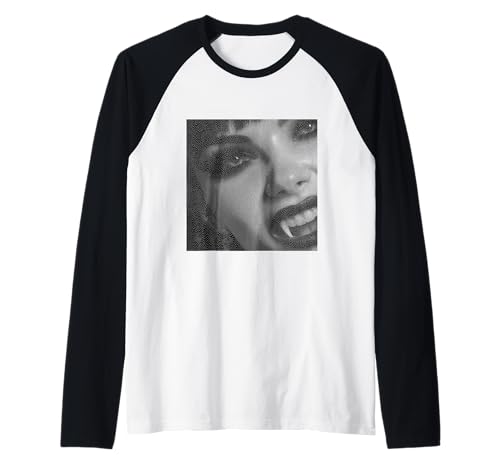Vampir Gothic Anime Kawaii Goth Girl Alt Aesthetic Raglan von Goth and Emo Designs for Anime Lovers
