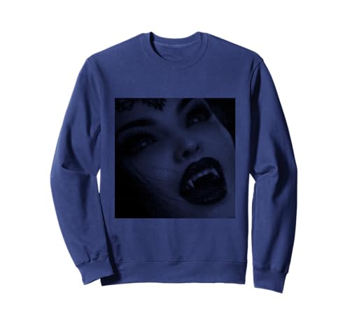 Vampir Gothic Anime Kawaii Goth Girl Alt Aesthetic Sweatshirt von Goth and Emo Designs for Anime Lovers