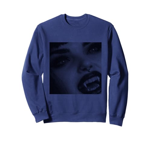 Vampir Gothic Anime Kawaii Goth Girl Alt Aesthetic Sweatshirt von Goth and Emo Designs for Anime Lovers