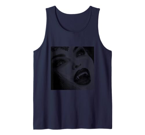 Vampir Gothic Anime Kawaii Goth Girl Alt Aesthetic Tank Top von Goth and Emo Designs for Anime Lovers
